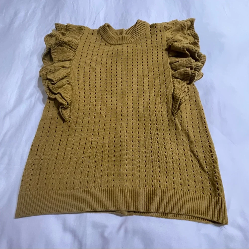 Who What Wear‎ Mustard Knit Sweater